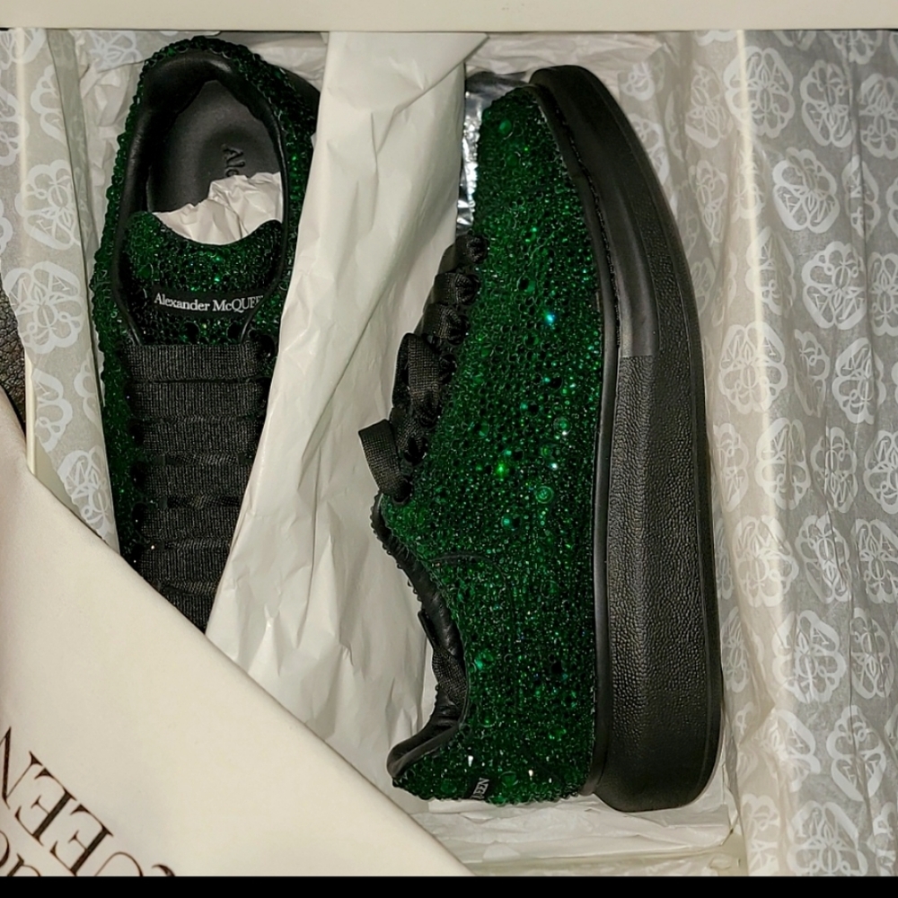 Alexander mcqueen  Oversized Crystal Embellished Sneakers